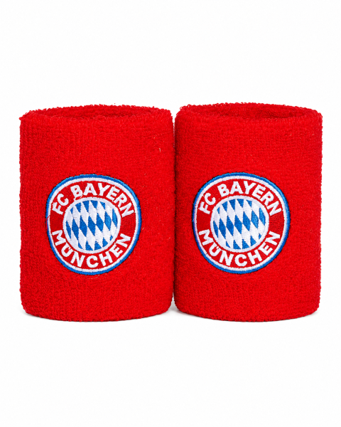 FC Bayern München Schweißband 2er-Set Rot